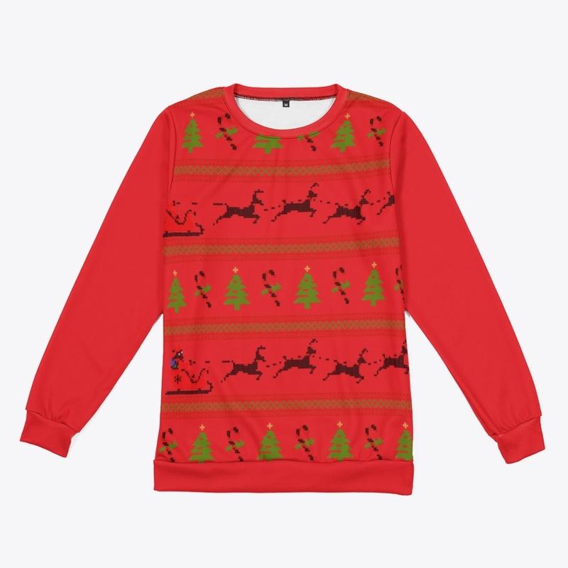 Hidden Sleigh ride Sweater 